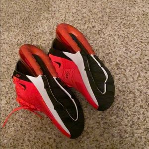 Nike Shoes - Red and black Nike Airmax 270. price negotiable Nike Shoes - Red and black Nike Airmax 270. price negotiable